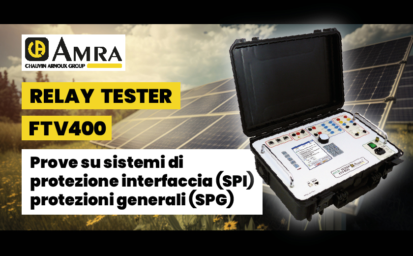 Relay Tester FTV400 | Cassetta prova relè prove automatiche o manuali