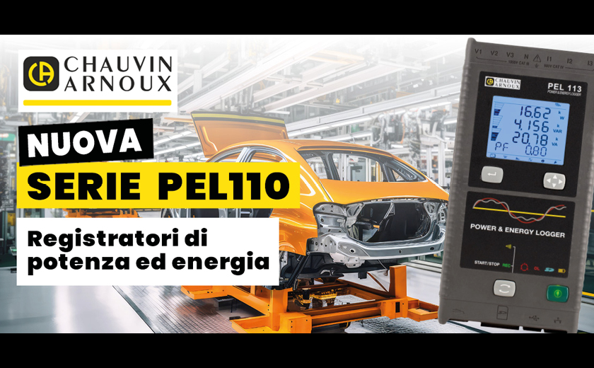 Serie PEL110 | Registratori Potenza ed Energia