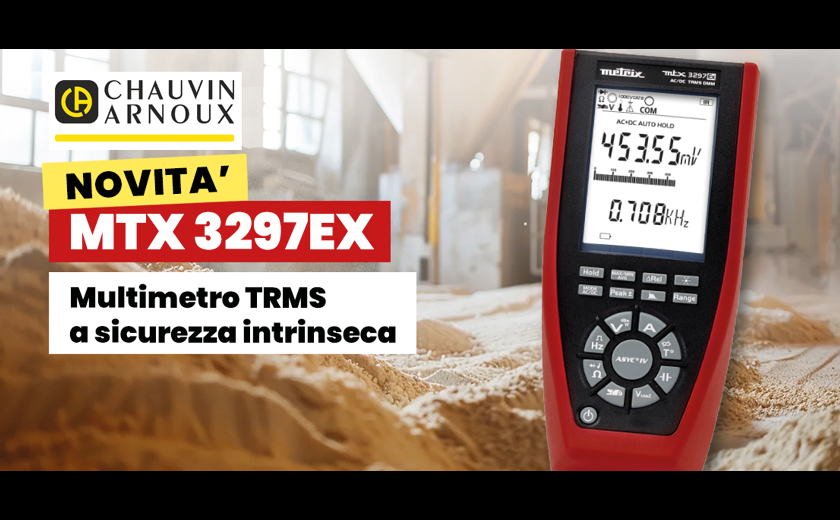 MTX3297Ex | Multimetro digitale TRMS a sicurezza intrinseca ATEX EX