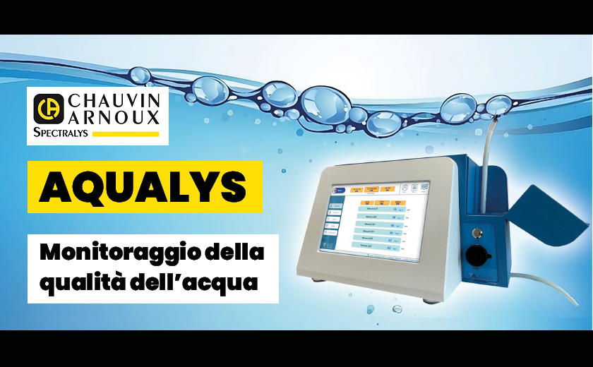 AQUALYS | Spettrofluorimetro portatile 3D per la misura continua della qualità dell’acqua